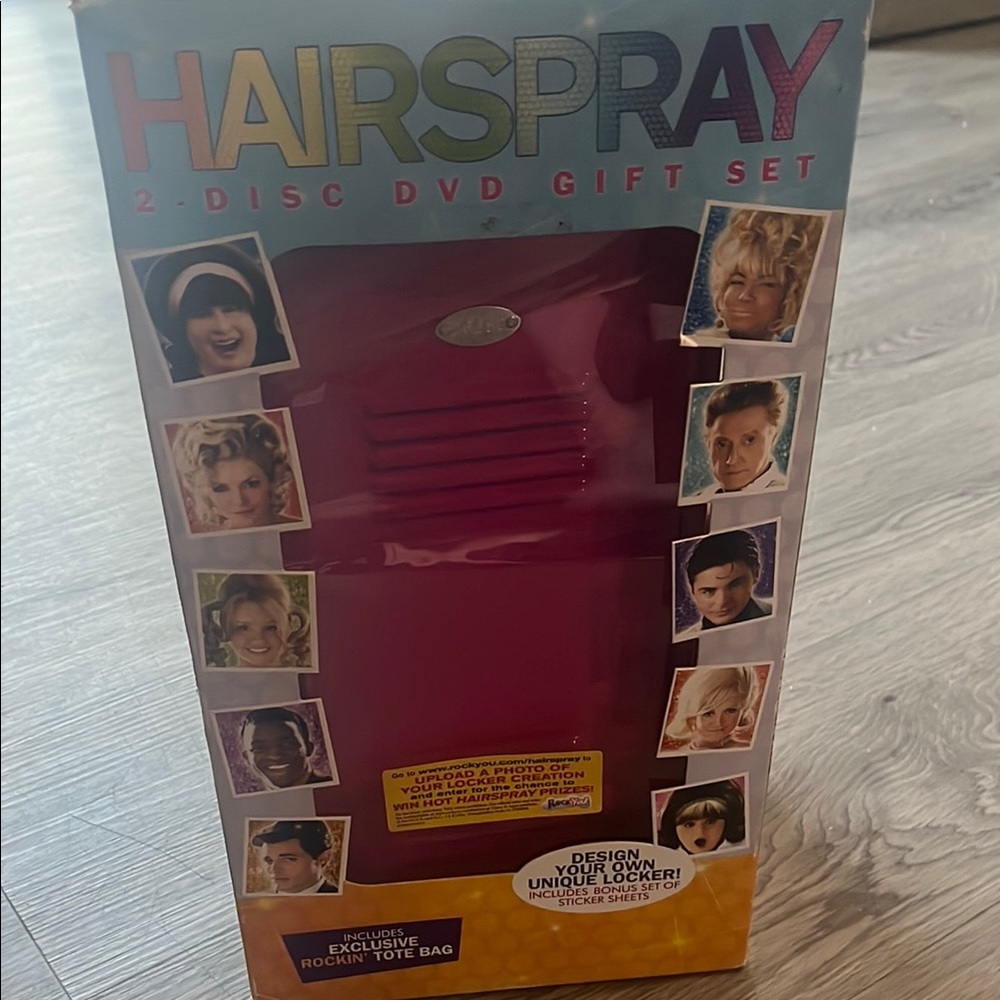 Hairspray 2-Disc DVD Gift Set with Pink locker🌹